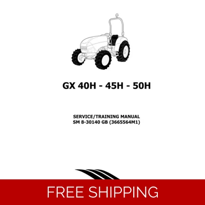 MCCORMICK GX HYDROSTATIC SERIES TRACTORS WORKSHOP MANUAL MCCORMICK GX HYDROSTATIC SERIES TRACTORS WORKSHOP MANUAL